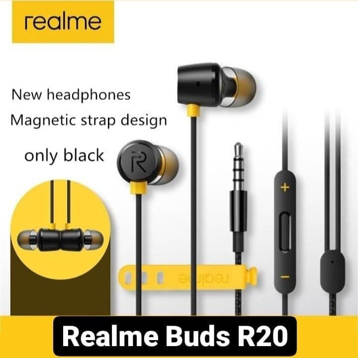 Realme Buds R20 Wired Earphone headphones headset